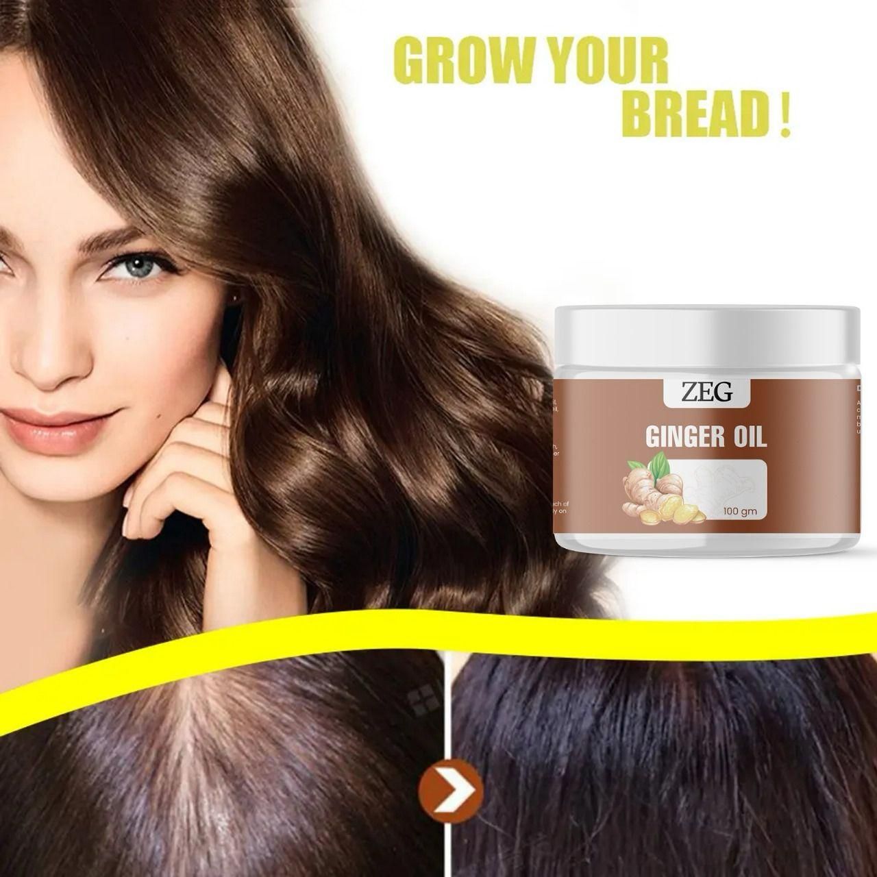 100% Dandruff Removal ZEG GINGER OIL Natural Multipurpose Oil !