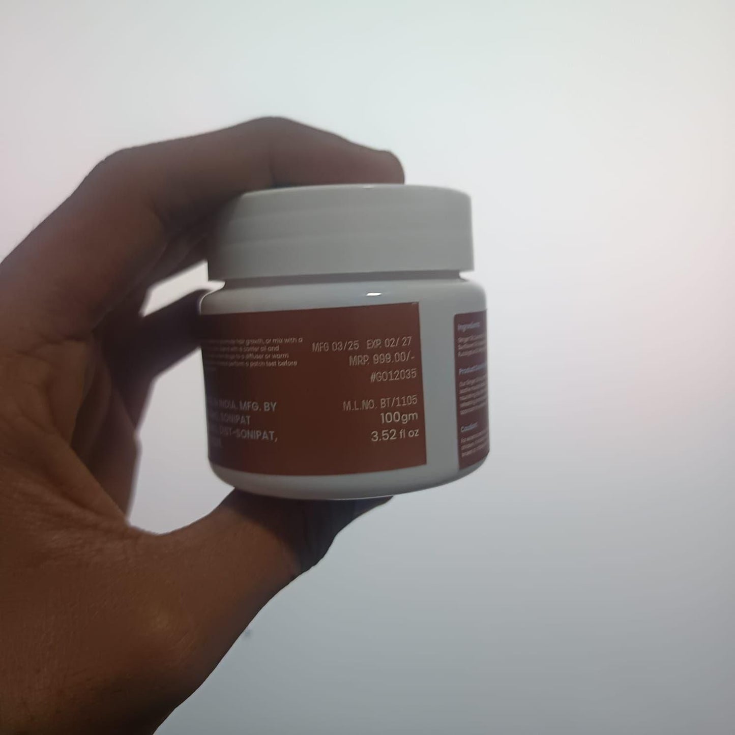 100% Dandruff Removal ZEG GINGER OIL Natural Multipurpose Oil !